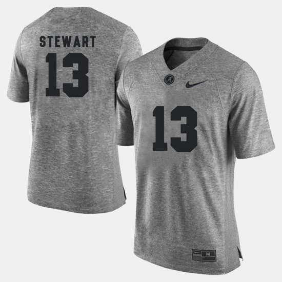 #13 ArDarius Stewart Gridiron Gray Limited Bama Gridiron Limited Men\'s Gray Jersey 343820-503