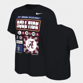 College Football Bama 2022 Sugar Bowl Mantra Men Black T-Shirt 957280-236