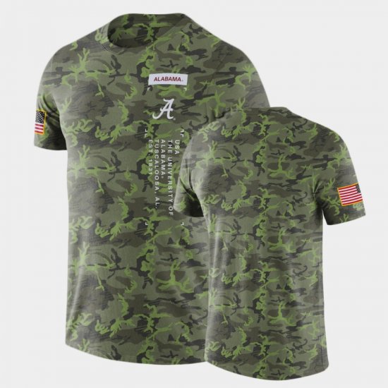 Military University of Alabama Mens Camo T-Shirt 687055-921