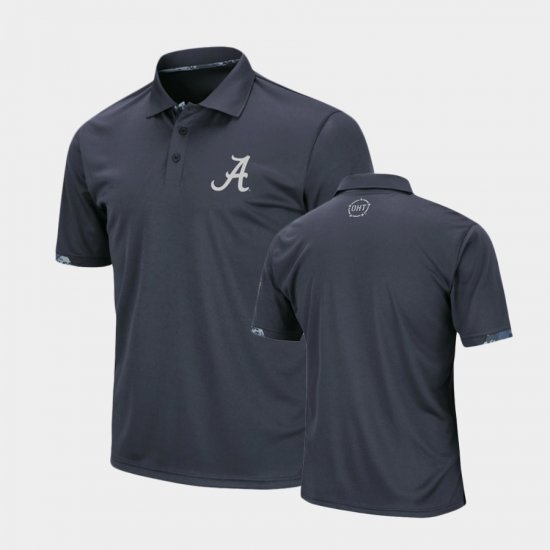 OHT Military Appreciation University of Alabama Digital Camo Men\'s Charcoal Polo 845297-512
