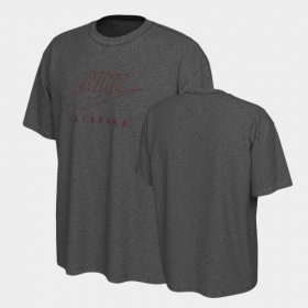 Washed Max90 University of Alabama Mens Charcoal T-Shirts 470015-482