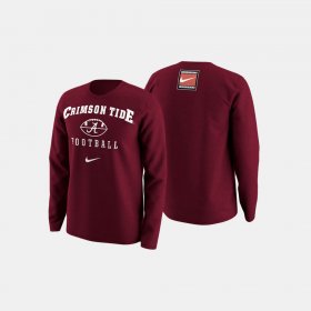 College Football Retro Pack Alabama Crimson Tide Men's Crimson Sweater 235679-780