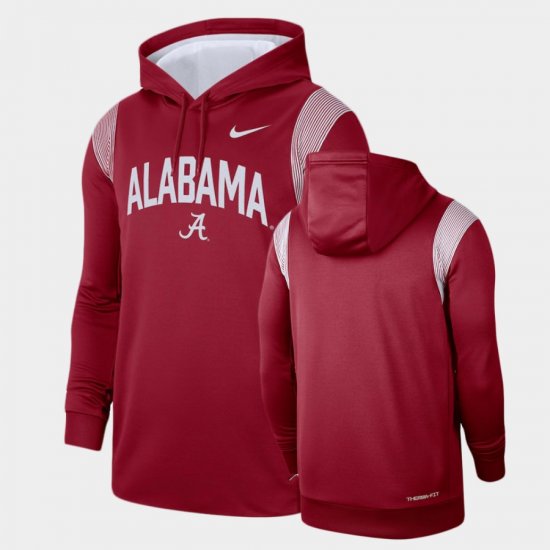 2022 Game Day Sideline Alabama Men\'s Crimson Hoodie 373078-360