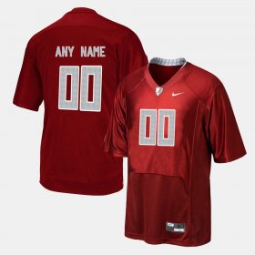 #00 Custom College Football University of Alabama Men Red Jerseys 927721-156