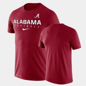 Football Practice University of Alabama Legend Mens Crimson T-Shirts 587194-992