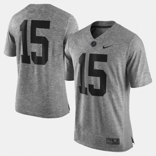 #15 Gridiron Gray Limited University of Alabama Gridiron Limited Men\'s Gray Jerseys 267580-522
