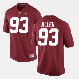 #93 Jonathan Allen Alumni Football Game University of Alabama Men's Crimson Jerseys 211166-238