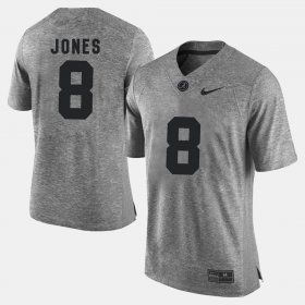 #8 Julio Jones Gridiron Gray Limited University of Alabama Gridiron Limited Men's Gray Jersey 972669-576