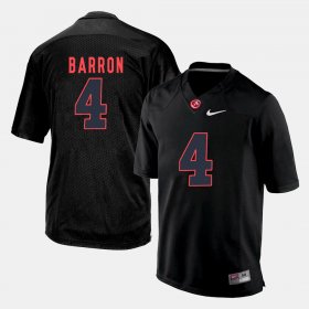 #4 Mark Barron Silhouette College Bama Men Black Jerseys 804551-683 #4 Mark Barron Silhouette College Bama Men Black Jerseys 804551-683
