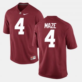 #4 Marquis Maze Alumni Football Game Bama Men's Crimson Jerseys 505674-856 #4 Marquis Maze Alumni Football Game Bama Men's Crimson Jerseys 505674-856