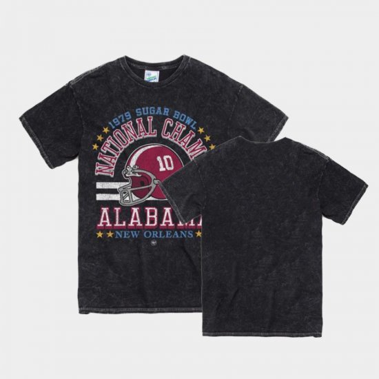 Vintage Tubular University of Alabama 1979 Sugar Bowl Mens Black T-Shirt 774634-452