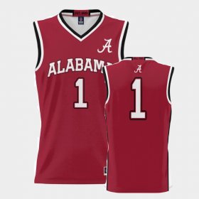 #1 College Basketball Bama ProSphere Basketball Mens Crimson Jersey 984538-704