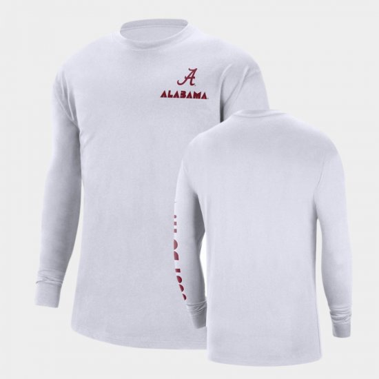 Heritage Max 90 Bama Long Sleeve Mens White T-Shirt 740646-982