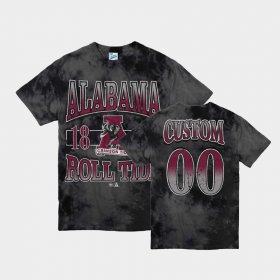 #00 Custom Vintage Tubular Bama Retro Tie-Dye Men's Black T-Shirt 460443-605 #00 Custom Vintage Tubular Bama Retro Tie-Dye Men's Black T-Shirt 460443-605