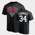 #34 Paul Stramaglia 2021 SEC Men's Basketball Regular Season Champions Alabama 2021 SEC Basketball Regular Season Champions Tee Men's Black T-Shirts 550980-424