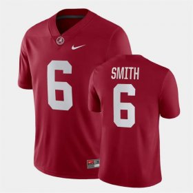 #6 DeVonta Smith Game University of Alabama Men Crimson Jersey 318632-787