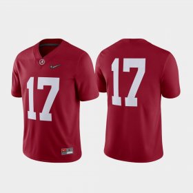 #17 2018 College Football Playoff University of Alabama Game Men's Crimson Jersey 889877-584
