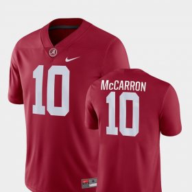 #10 AJ McCarron Game Bama College Football Men Crimson Jerseys 845970-885