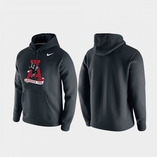 Vintage Logo Alabama Club Fleece Men\'s Black Hoodies 183027-874