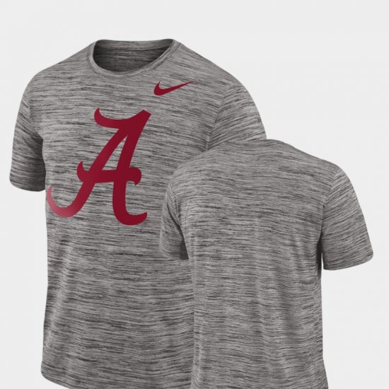 2018 Player Travel Legend Alabama Crimson Tide Performance Mens Charcoal T-Shirt 154277-713