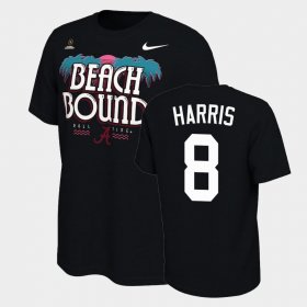 #8 Christian Harris 2021 National Championship University of Alabama Bound College Football Playoff Mens Black T-Shirts 230771-339