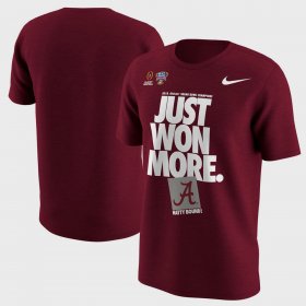 Bowl Game Bama College Football Playoff 2018 Sugar Bowl Champions Locker Room Mens Crimson T-Shirt 245509-960