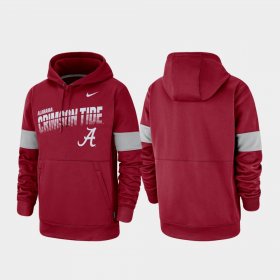 Performance Alabama Crimson Tide Pullover Men's Crimson Hoodie 778130-306