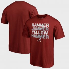 Bowl Game Bama Hometown Collection Rammer Jammer Fanatics Mens Crimson T-Shirts 304664-472