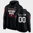#00 Custom 2020 National Champions Bama History Made Pullover Mens Black Hoodie 678456-815