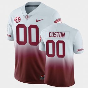 #00 Custom College Football University of Alabama Color Crash Mens Gradient Jerseys 993381-290 #00 Custom College Football University of Alabama Color Crash Mens Gradient Jerseys 993381-290