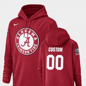 #00 Custom Champ Drive Bama Football Performance Men's Crimson Hoodie 807285-839