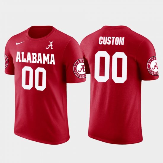 #00 Custom Future Stars Bama Cotton Football Mens Red T-Shirt 881664-949