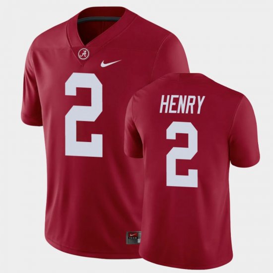 #2 Derrick Henry Game Bama Alumni Player Football Men Crimson Jerseys 954427-511