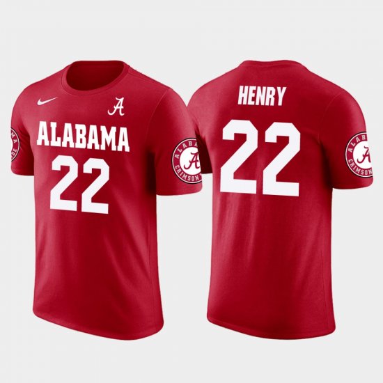 #22 Derrick Henry Future Stars Bama Tennessee Titans Football Mens Red T-Shirts 811755-860