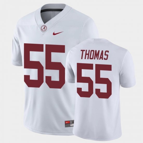 #55 Derrick Thomas College Football Alabama Crimson Tide Game Men\'s White Jersey 889206-917