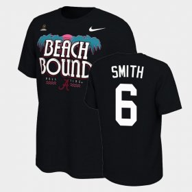 #6 DeVonta Smith 2021 National Championship Alabama Bound College Football Playoff Men Black T-Shirt 161401-279