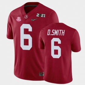 #6 DeVonta Smith 2021 National Championship University of Alabama Men's Crimson Jerseys 543458-812
