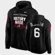 #6 DeVonta Smith 2020 National Champions Alabama Crimson Tide History Made Pullover Men's Black Hoodies 265636-470