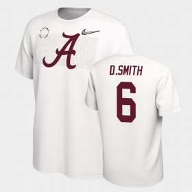 #6 DeVonta Smith College Football Bama Playoff Men's White T-Shirt 794541-476