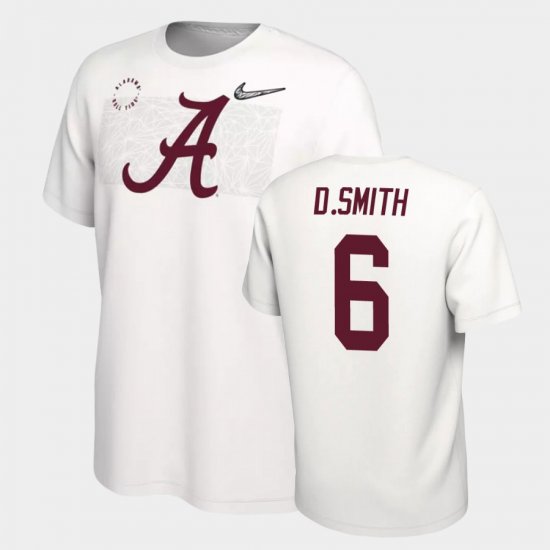 #6 DeVonta Smith College Football Bama Playoff Men\'s White T-Shirt 794541-476