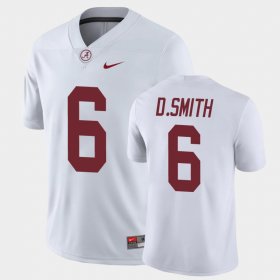 #6 DeVonta Smith College Football Bama Game Men White Jersey 518632-135