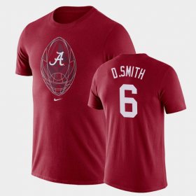 #6 DeVonta Smith Football Icon Alabama Crimson Tide Legend Mens Crimson T-Shirt 439711-144