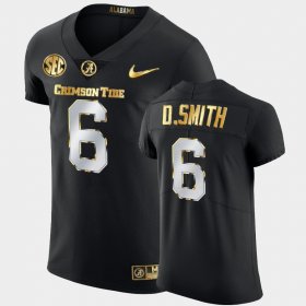 #6 DeVonta Smith Golden Edition University of Alabama 2020-21 Authentic Mens Black Jersey 119510-670
