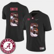 #6 DeVonta Smith Pictorial Fashion Alabama Crimson Tide Football Men's Black Jerseys 132765-702