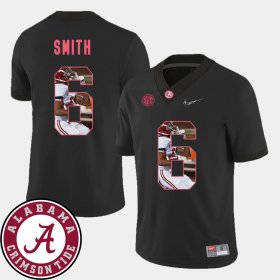 #6 DeVonta Smith Pictorial Fashion Alabama Crimson Tide Football Men's Black Jerseys 132765-702