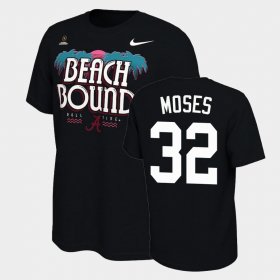#32 Dylan Moses 2021 National Championship Bama Bound College Football Playoff Men's Black T-Shirt 126418-629