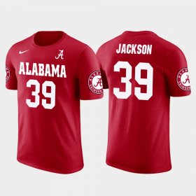 #39 Eddie Jackson Future Stars University of Alabama Chicago Bears Football Men's Red T-Shirt 931865-887 #39 Eddie Jackson Future Stars University of Alabama Chicago Bears Football Men's Red T-Shirt 931865-887