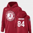 #84 Hale Hentges Champ Drive Alabama Crimson Tide Football Performance Men Crimson Hoodie 516821-265