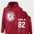 #82 Irv Smith Jr. Champ Drive Bama Football Performance Men's Crimson Hoodies 138698-394