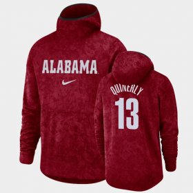 #13 Jahvon Quinerly Basketball Spotlight Alabama Crimson Tide Pullover Team Logo Men's Crimson Hoodies 561998-715
